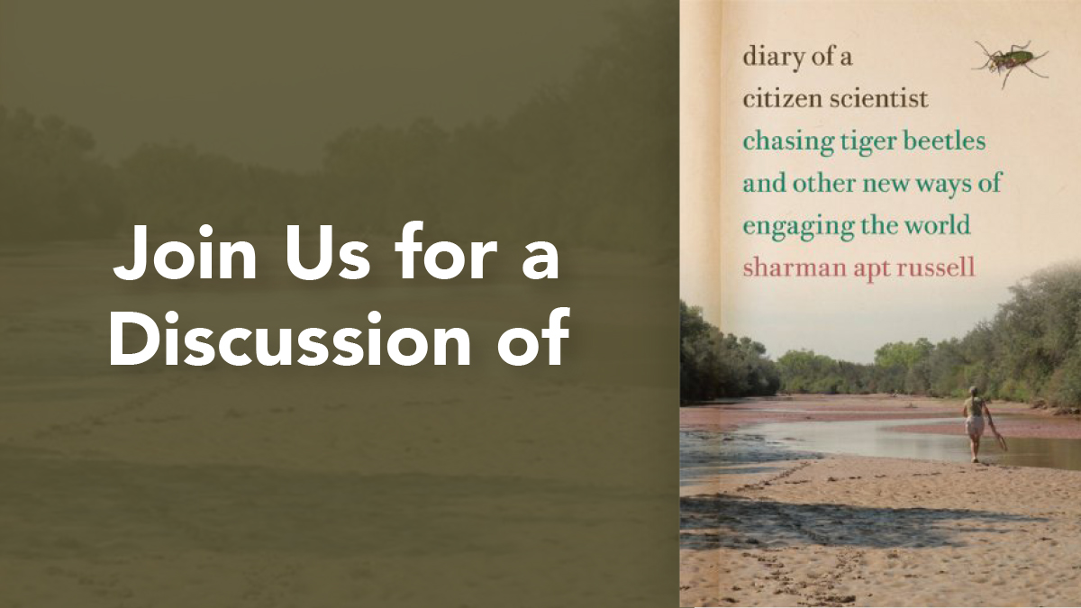 Join Us for a Discussion of Diary of A Citizen Scientist