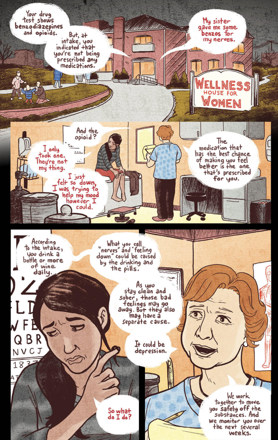 Sample page from People Recover Comic E-Pub