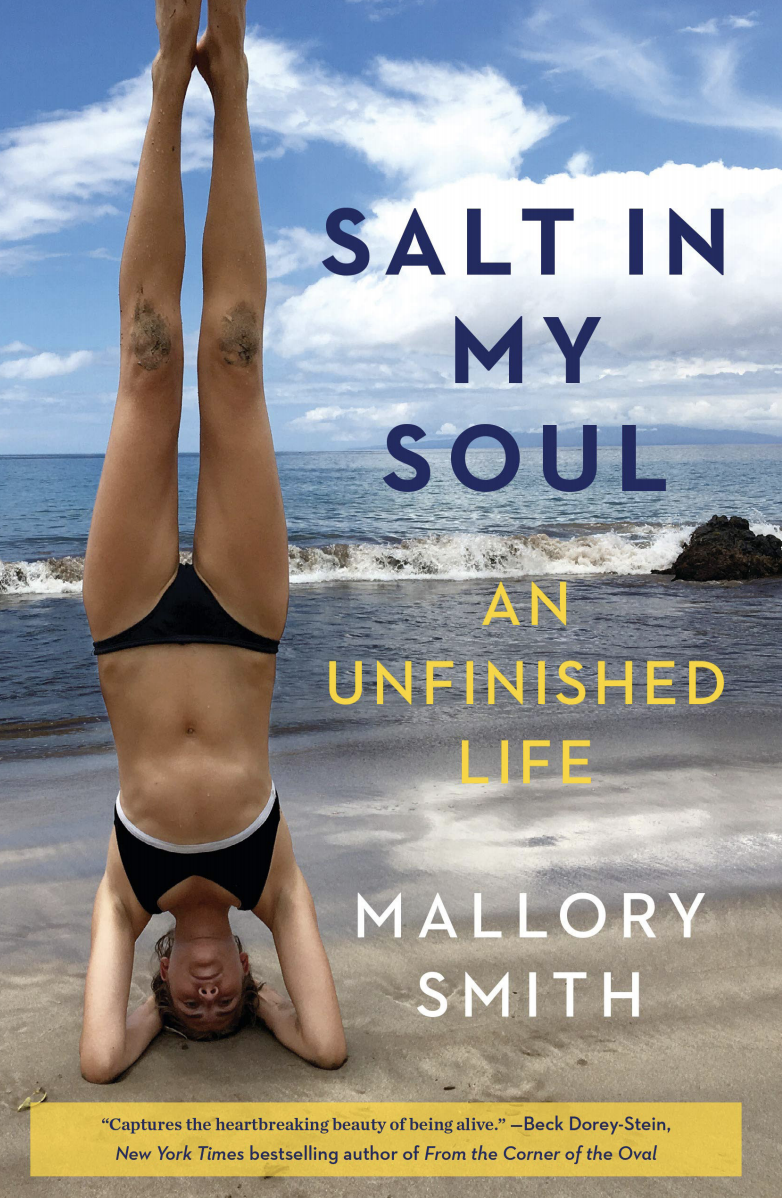 Salt in My Soul book cover image woman standing on her head on a beach