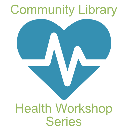 Community Library Health Workshop Series logo